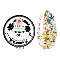 Гель із сухоцвітами Saga Flower gel 5 мл, № 5